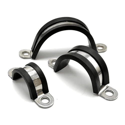Kaptech Saddle Clamp with Rubber for CPVC and PVC pipe support