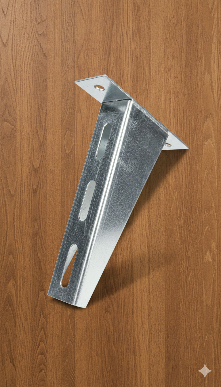 Kaptech Side Wall Bracket for lateral pipe support and cable tray mounting