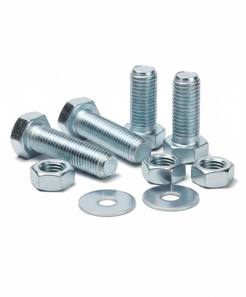 Kaptech Nuts and Washers for pipe support assembly