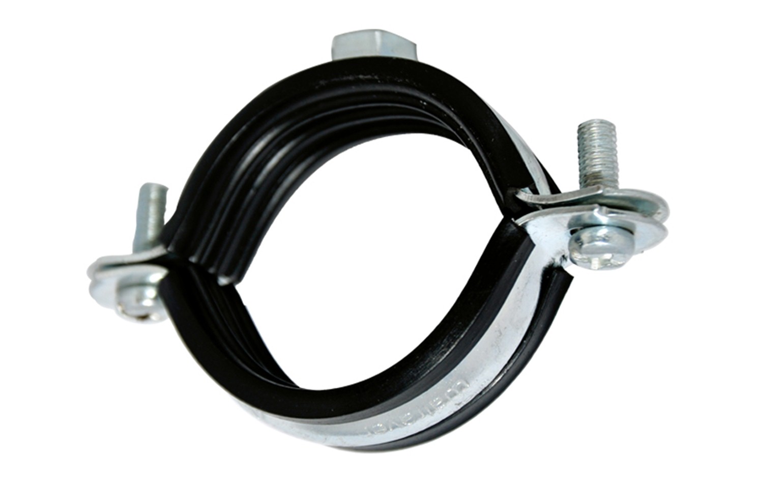 Kaptech Split Clamp with Rubber Beading for vibration-free pipe support