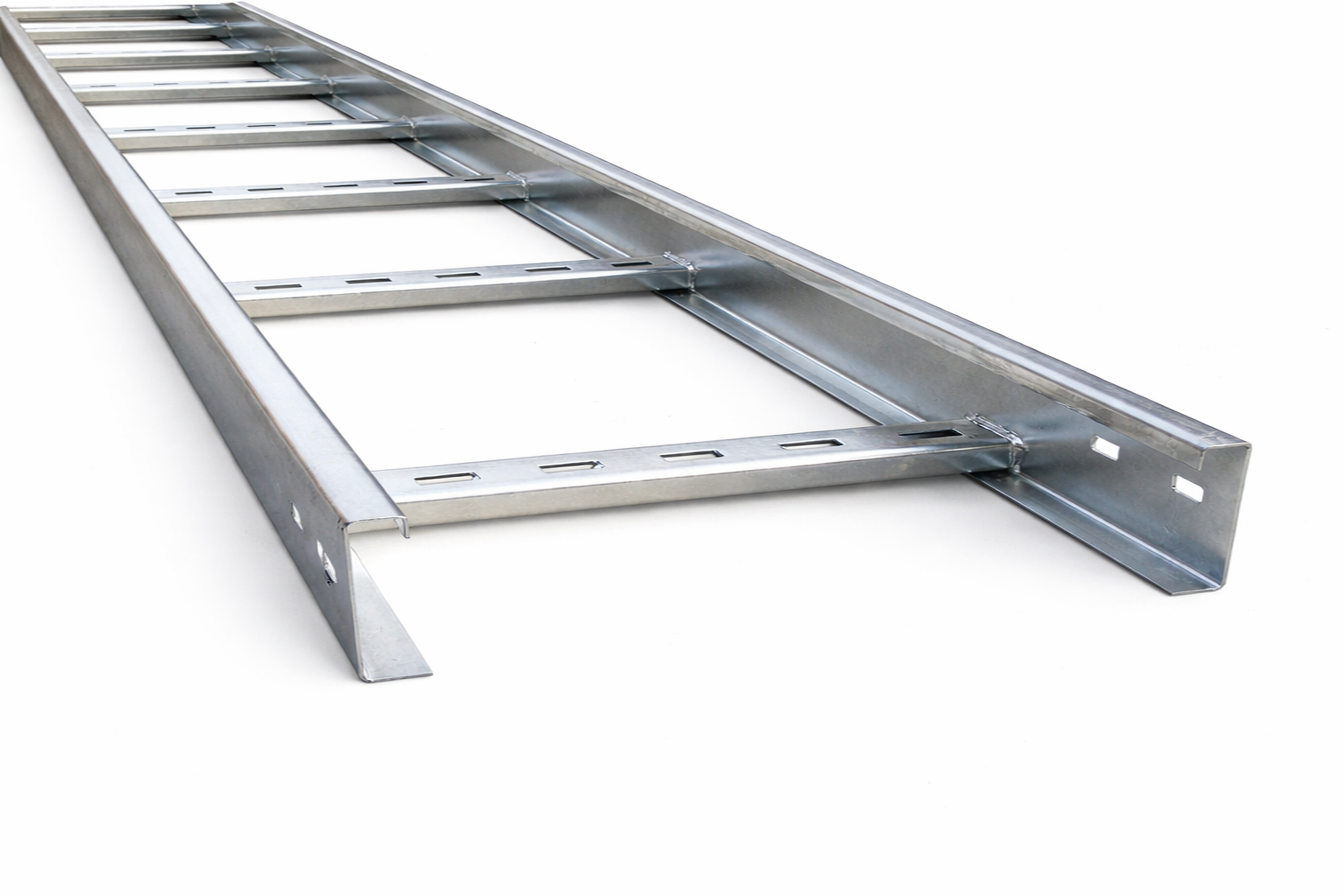 Kaptech Ladder Type Cable Tray for heavy cable loads — GI and SS