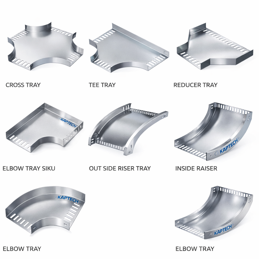Kaptech Cable Tray Bend — horizontal and vertical bends for routing