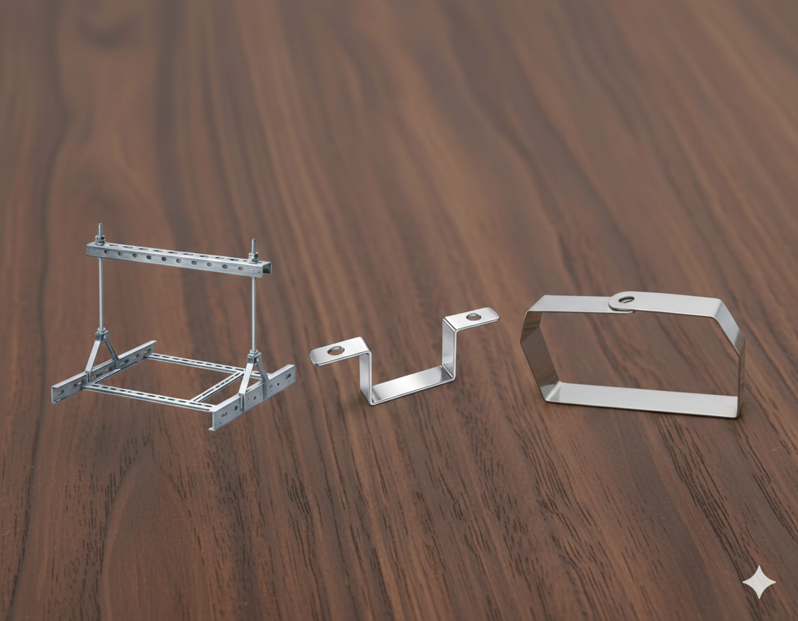 Kaptech Cable Tray Hangers and Hanging Support systems — various types