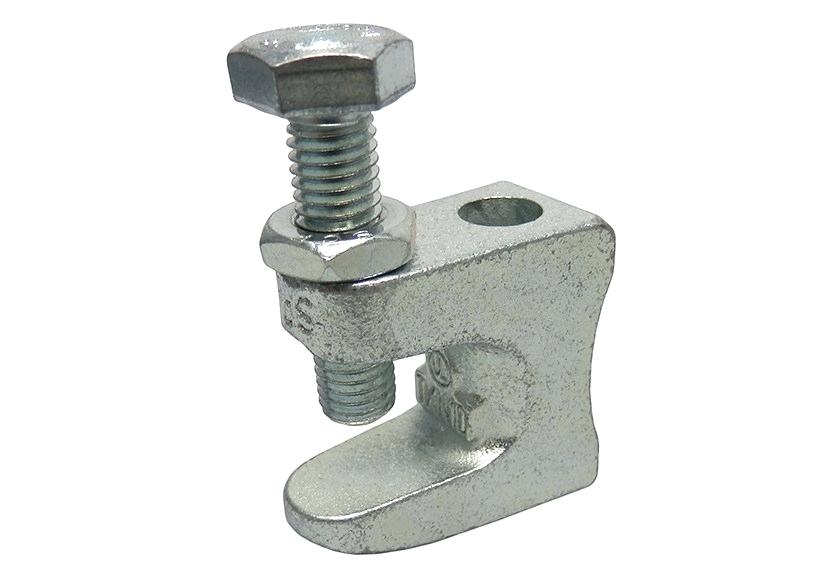 Kaptech Beam Support Clamp for cable tray and pipe hanging from steel beams